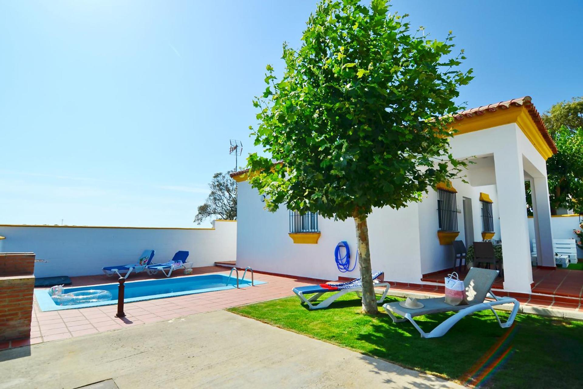 Chalet Chaparrillo Conil Alquileres Atardecer Cádiz Kültér fotó
